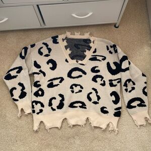 Cheetah Sweater